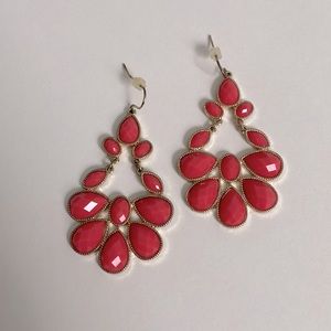 Pink Statement Earrings